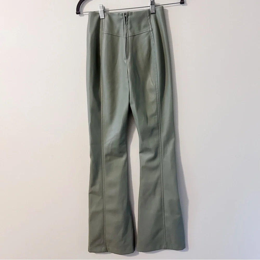 HP⭐️ We The Free Faux Leather Mint Green Pants - Picture 4 of 11